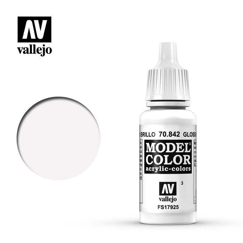 Vallejo Model Color - Gloss White 17 ml  (Old Formulation)
