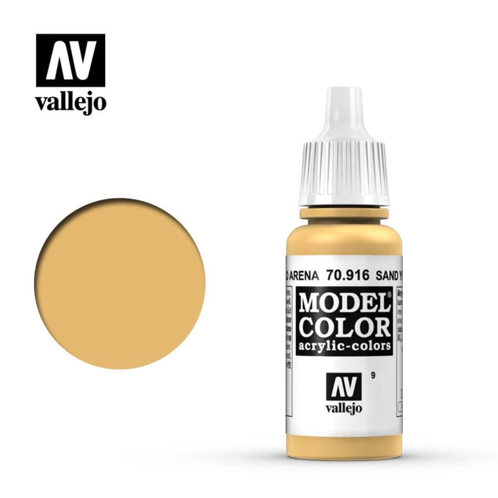 Vallejo Model Color - Sand Yellow 17 ml (Old Formulation)