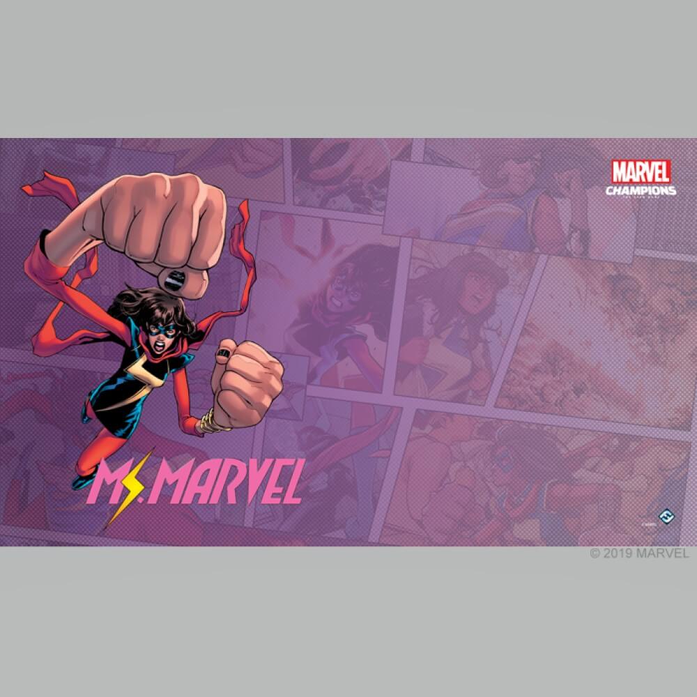 Marvel Champions LCG Ms Marvel Game Mat