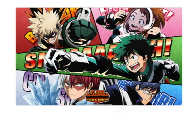 My Hero Academia Collectible Card Game Go Beyond Playmat Series 2 Crimson Rampage