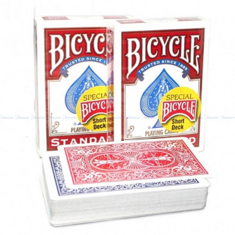 Bicycle Playing Cards - Short Decks Red Case