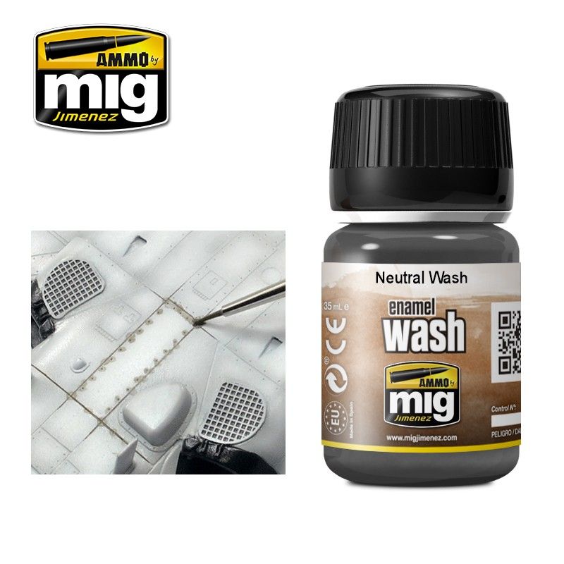 Ammo - AMIG1010 - Enamel Washes Neutral Wash 35ml