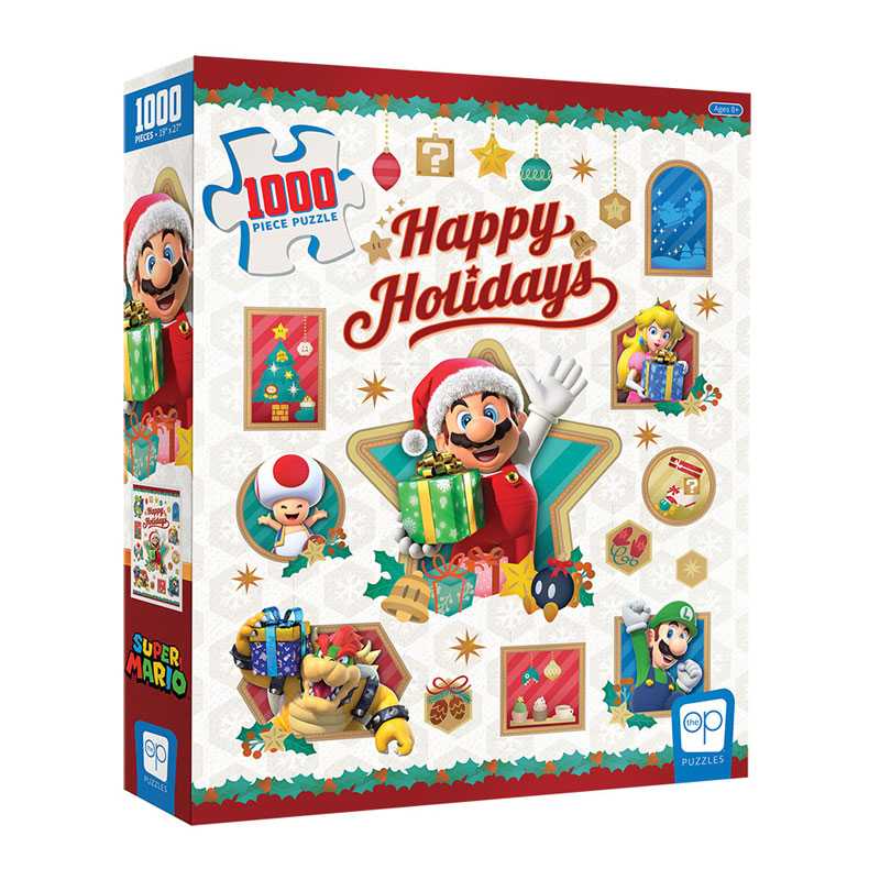 Super Mario Happy Holidays Puzzle 1000pc