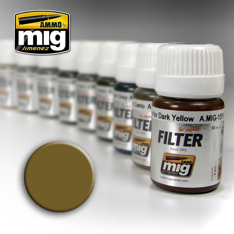 Ammo - AMIG1503 - Filters Ochre for Light Sand 35ml