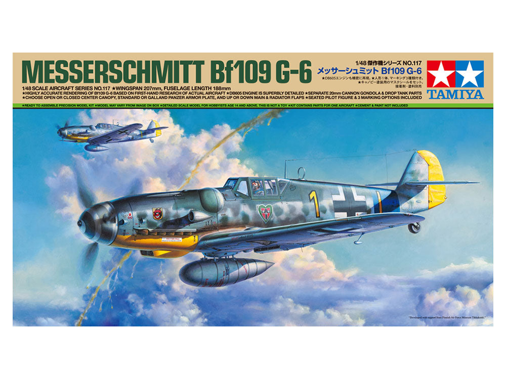 Tamiya - 61117 - 1/48 Messerschmitt BF 109G-6