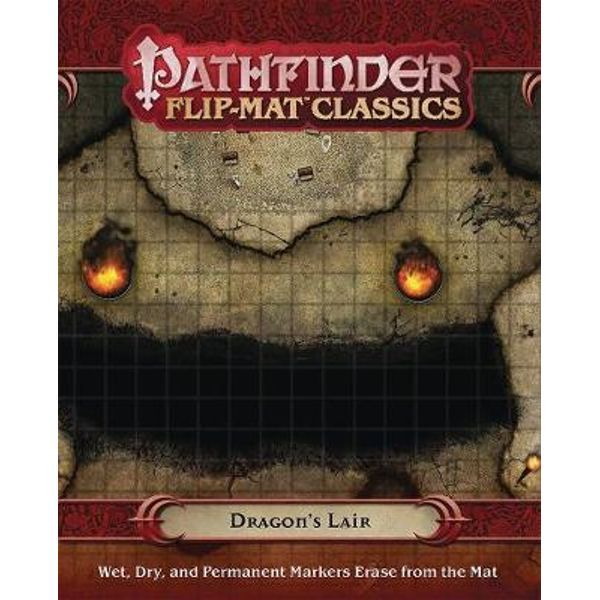 Pathfinder Accessories Flip Mat Classics Dragons Lair