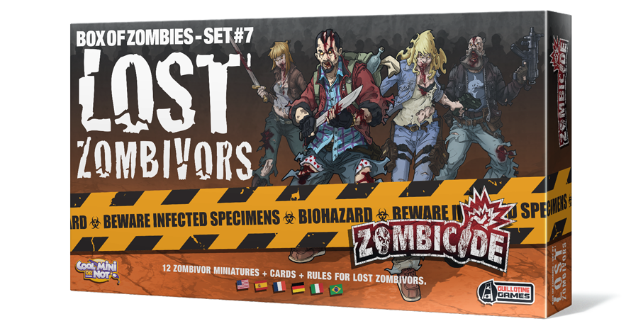 Zombicide Lost Zombivors - Box of Zombies Set 7