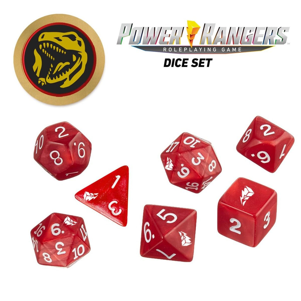 Power Rangers RPG Red Dice Set