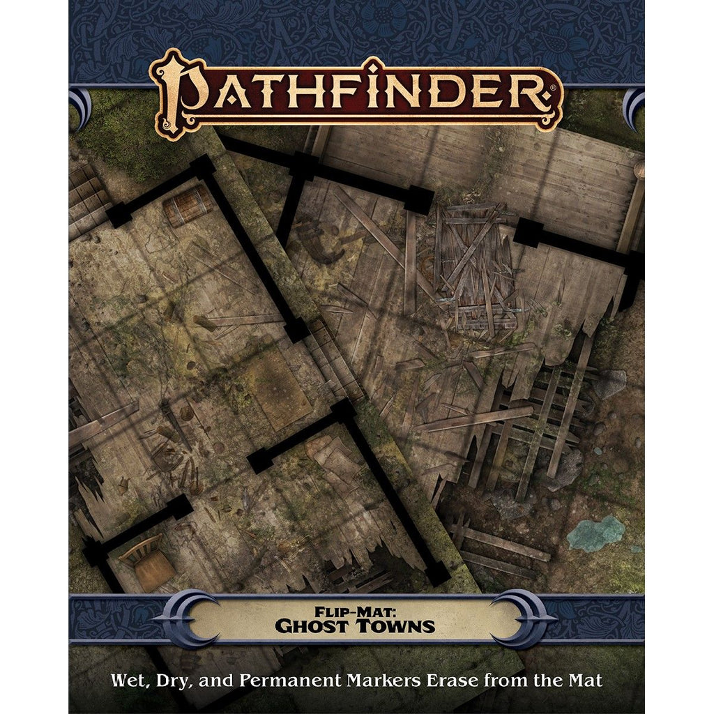 Pathfinder Accessories Flip Mat Ghost Towns