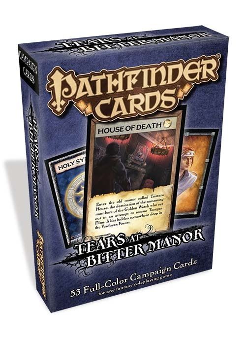 Pathfinder Tears at Bitter Manor Campaign Cards