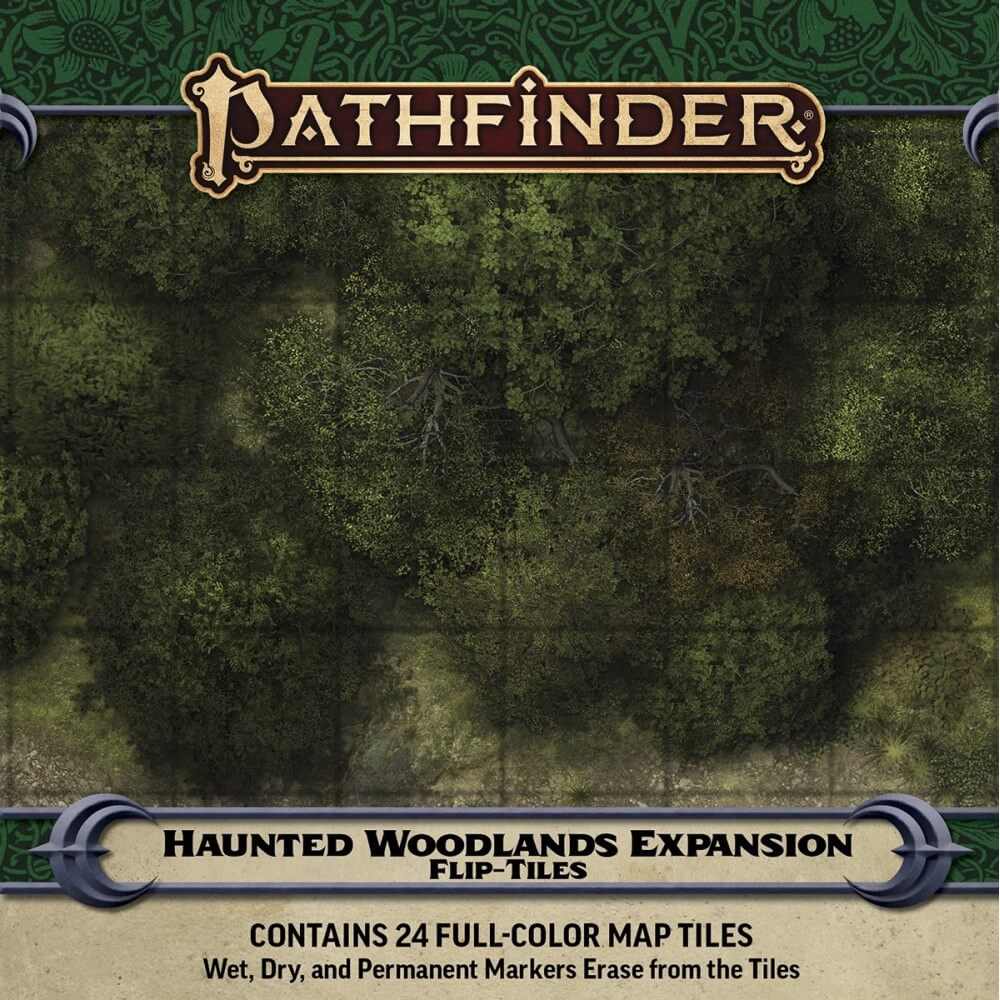 Pathfinder Accessories Flip Tiles Haunted Woodlands Expansion