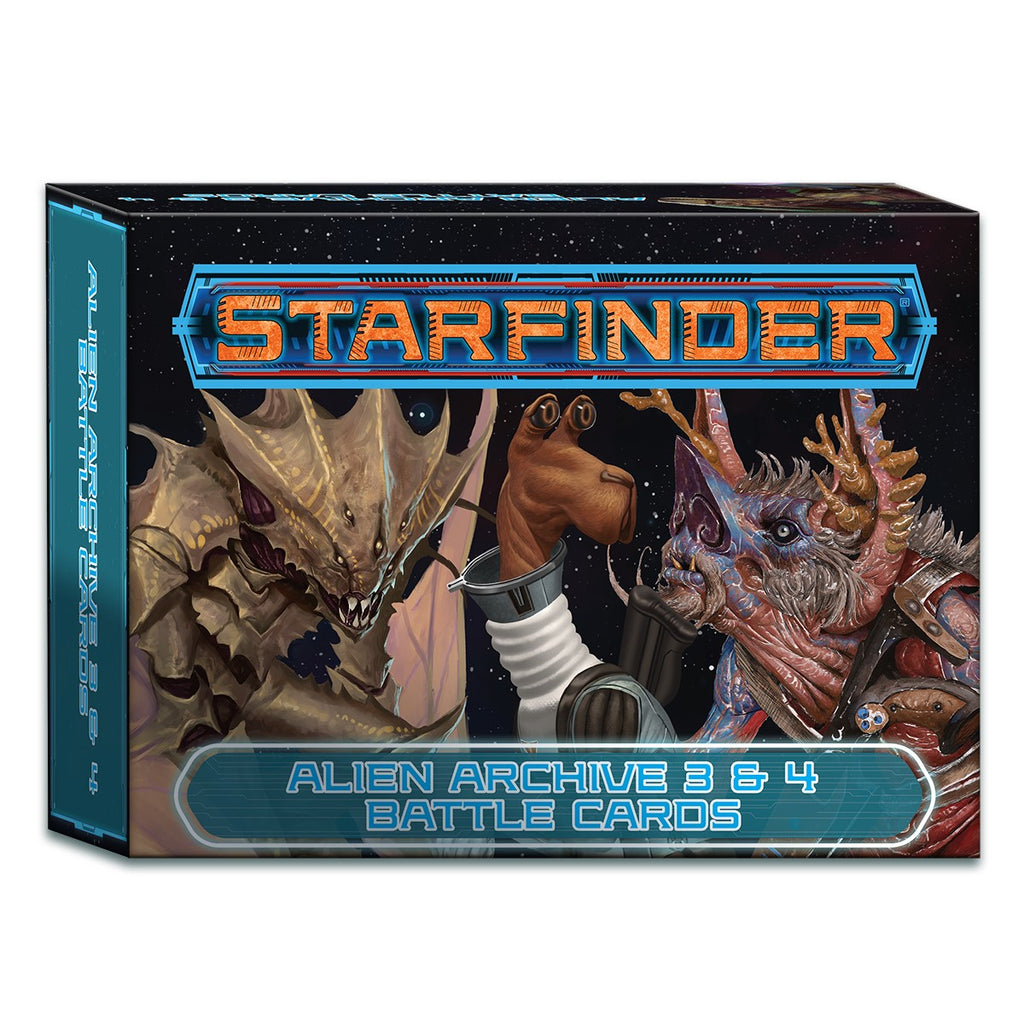 Starfinder RPG Alien Archive 3 & 4 Battle Cards