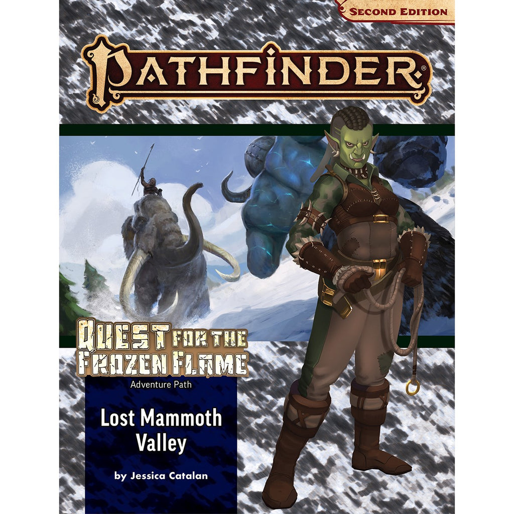 Pathfinder Second Edition Adventure Path Quest for the Frozen Flame  #2 Lost Mammoth Valley