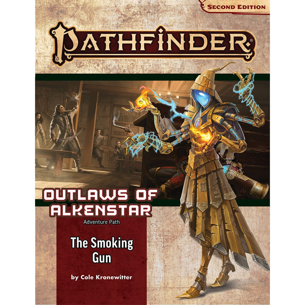Pathfinder Second Edition Adventure Path Outlaws of Alkenstar #3 The Smoking Gun