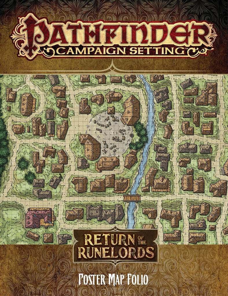 Pathfinder Campaign Setting Return of the Runelords Poster Map Folio