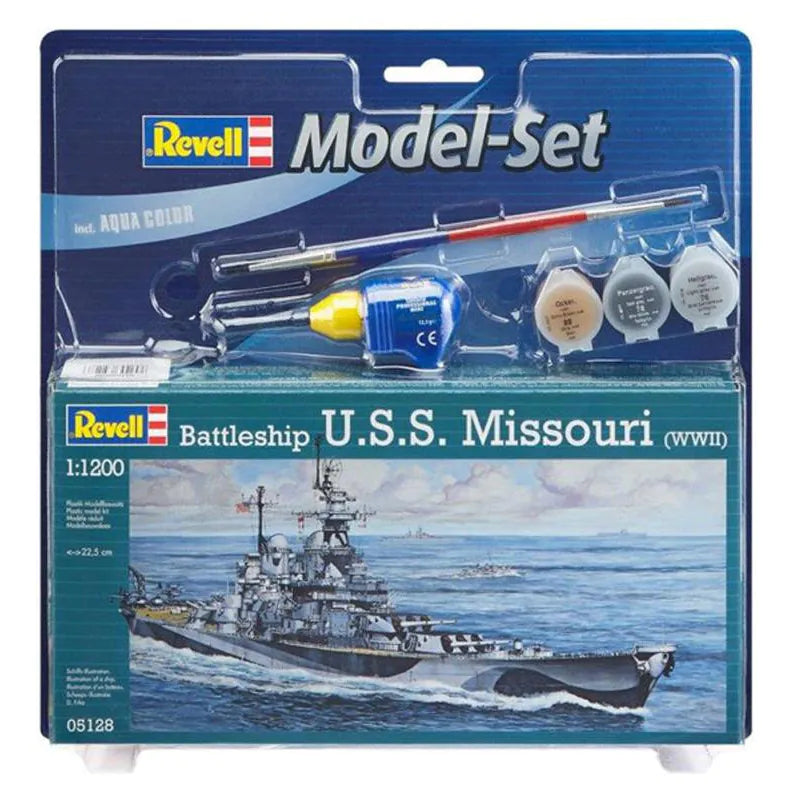 Revell - 05128 - 1/1200 USS Missouri (WWII) Plastic Model Kit