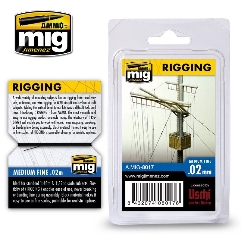 Ammo by MIG Accessories Rigging Medium Fine 0.02mm