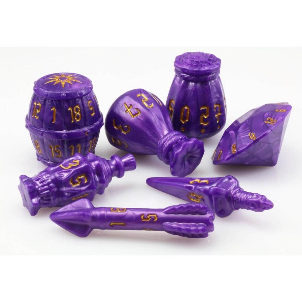 PolyHero Dice Rogue Set: Palace Purple
