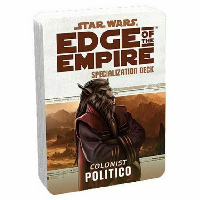 Star Wars RPG Edge of the Empire Politico Specialisation