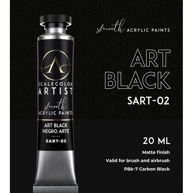 Scale 75 Scalecolor Artist Art Black 20ml
