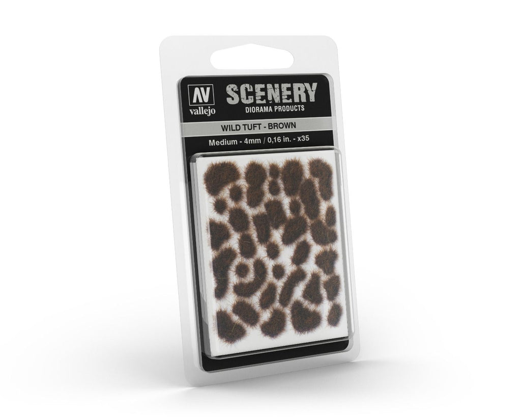 Vallejo Scenery - Wild Tuft - Medium - Brown