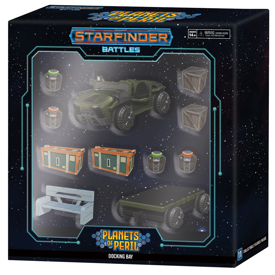 Starfinder Battles Planets of Peril Docking Bay Premium Set