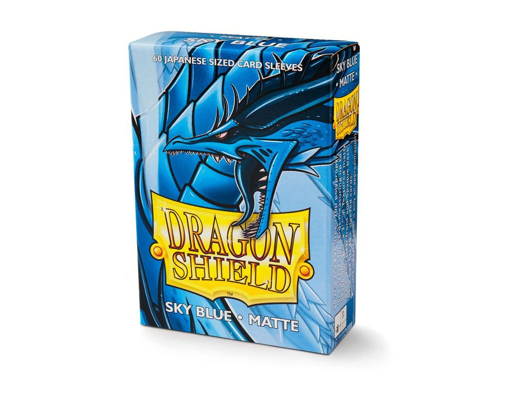 Dragon Shield - Sleeves - Japanese - Box 60 - Sky Blue Matte