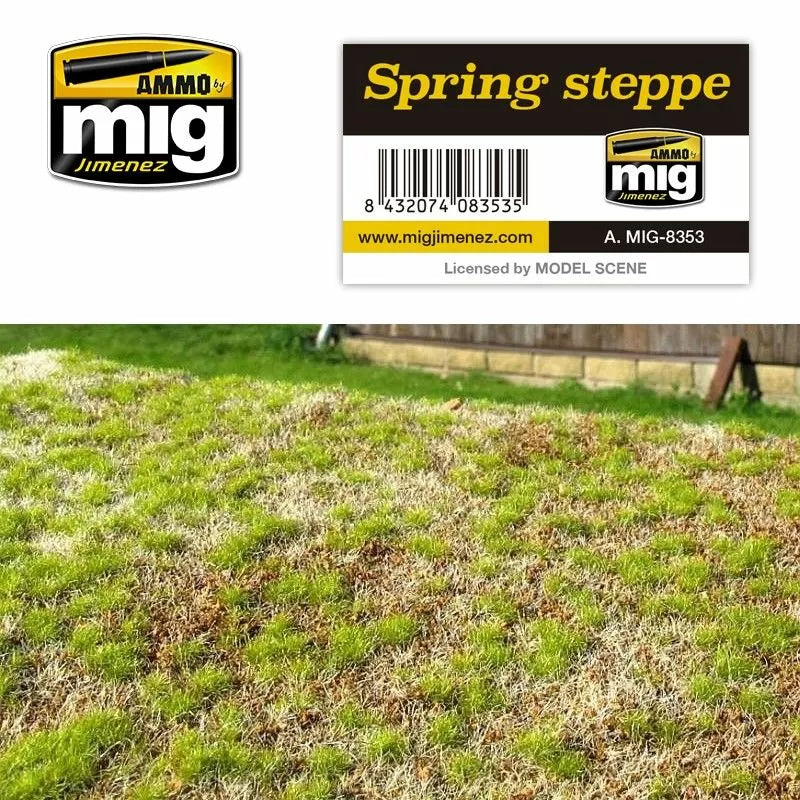 Ammo by MIG Dioramas - Grass Mats - Spring Steppe