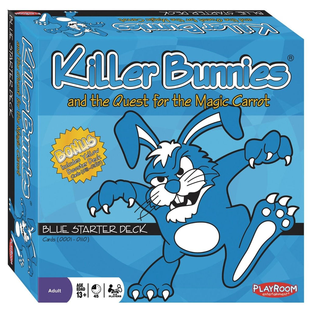 Killer Bunnies Quest for the Magic Carrot Blue Starter Deck
