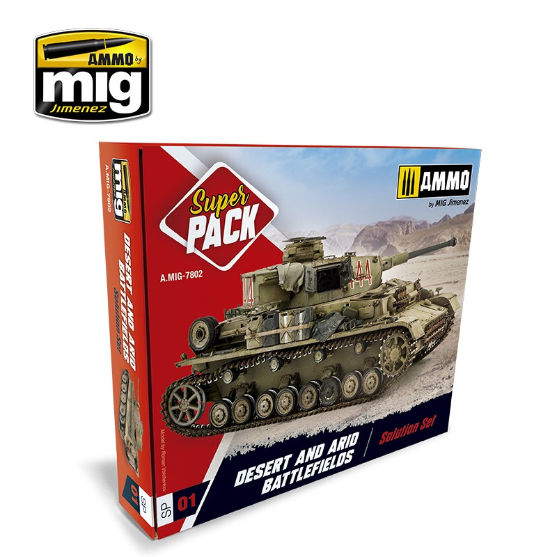 Ammo by MIG Super Pack Desert and Arid Battlefields Solutions Pack