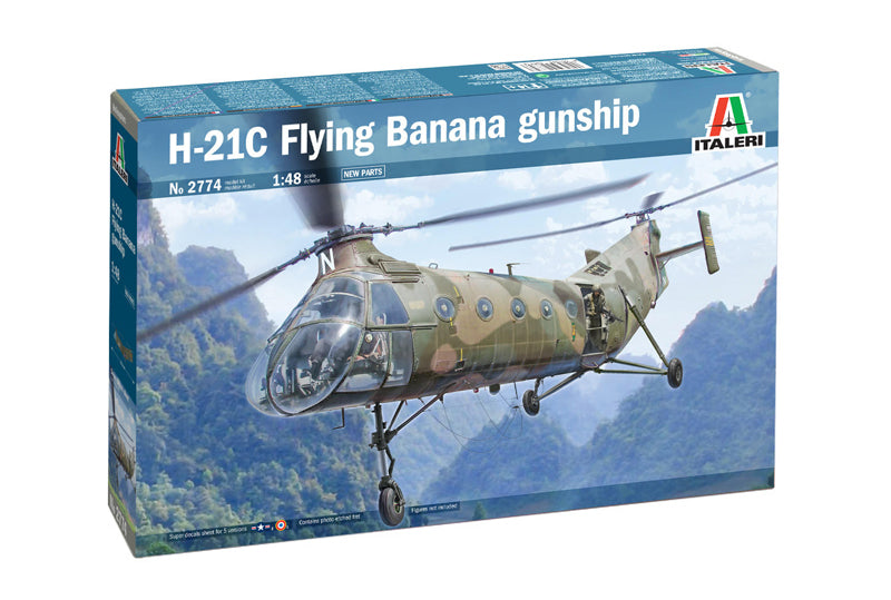 Italeri 1/48 H-21C Flying Banana Gunship - 2774