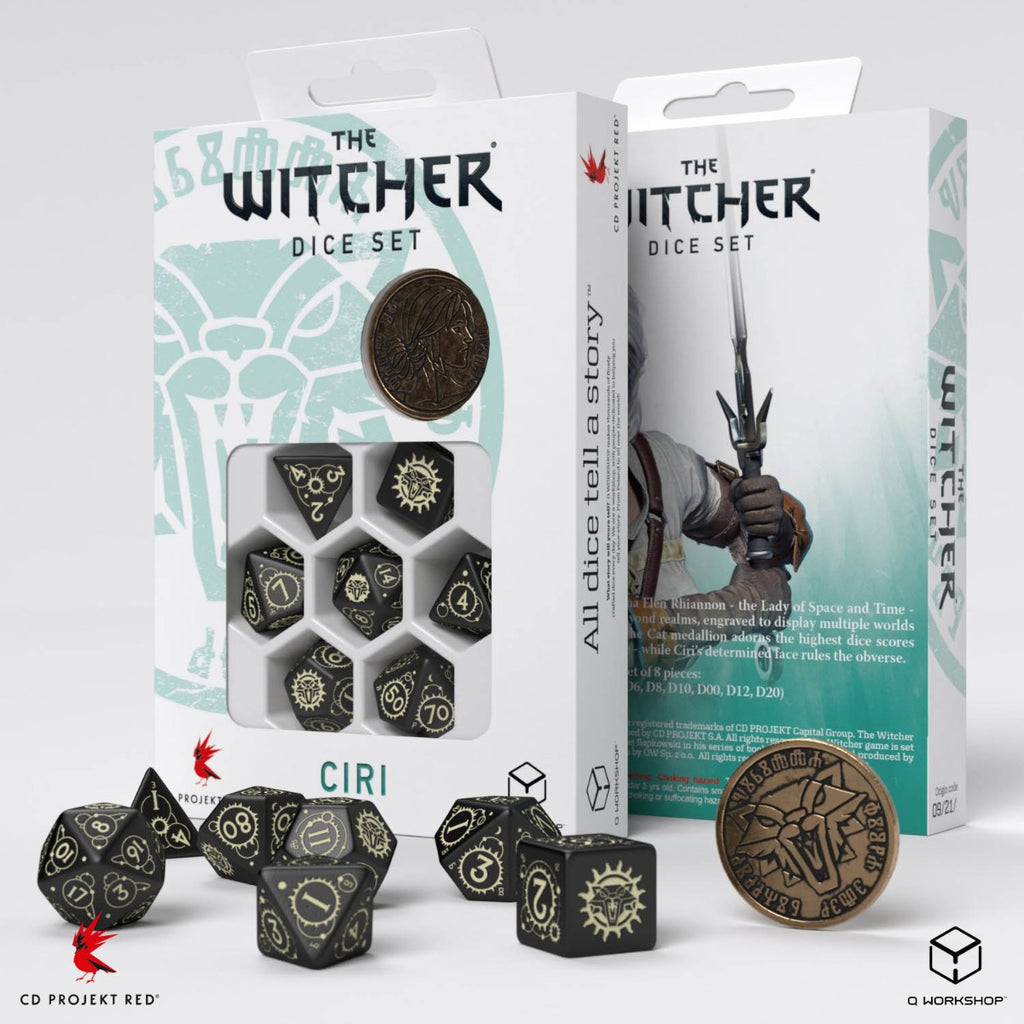 The Witcher Dice Set Ciri - The Zireael