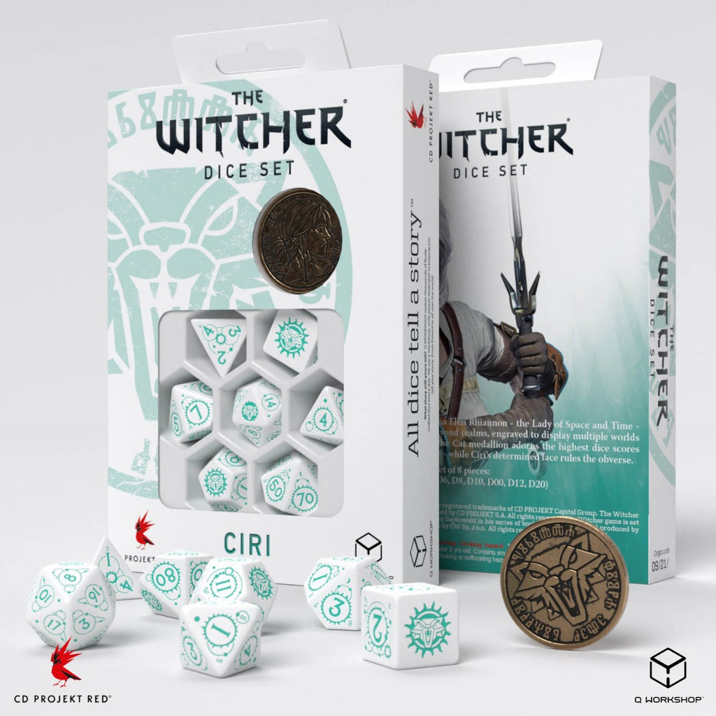 The Witcher Dice Set Ciri - The Law of Surprise