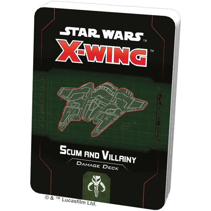 Star Wars X-Wing 2nd Edition Scum & Villainy Damage Deck