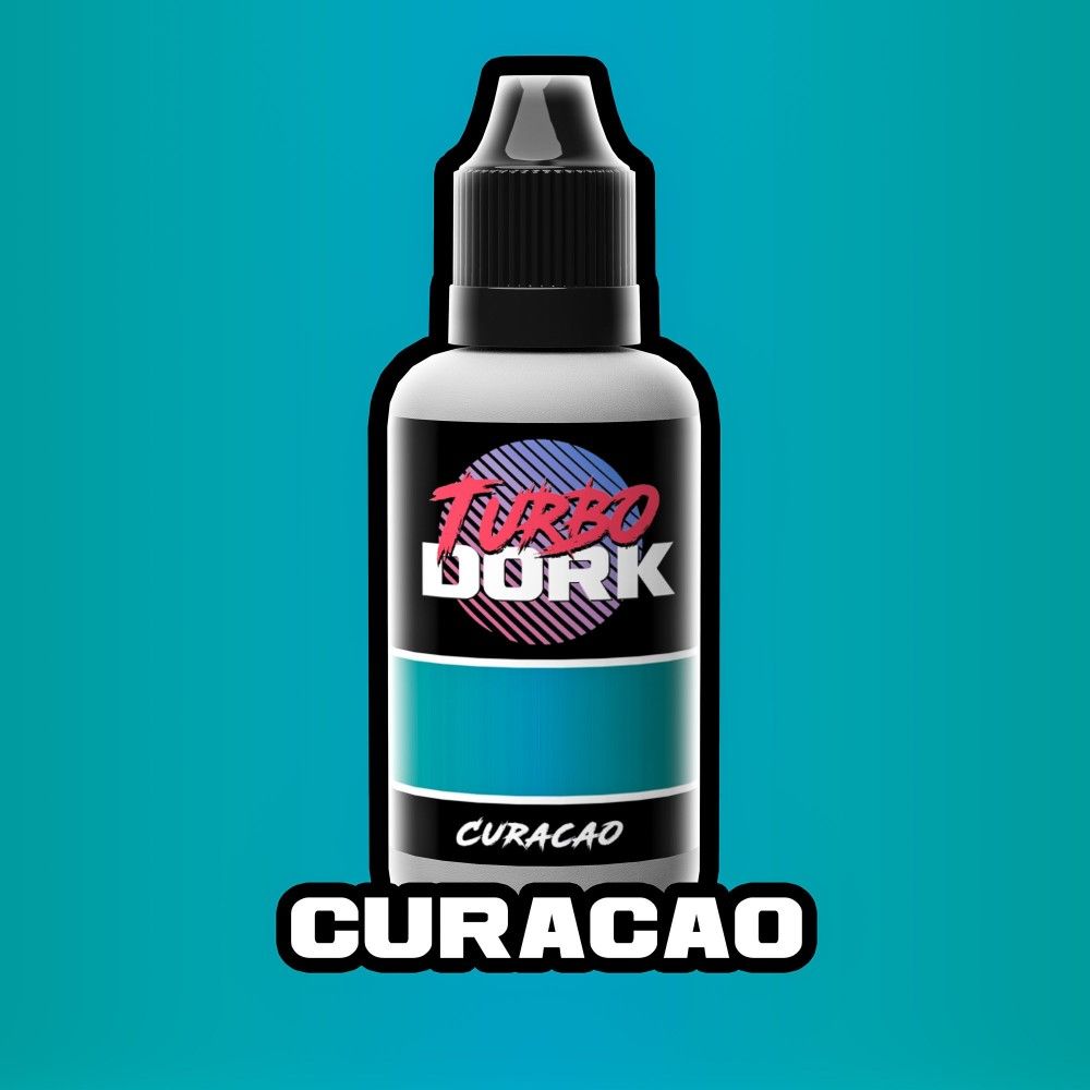 Turbo Dork Curacao Metallic Acrylic Paint 20ml Bottle