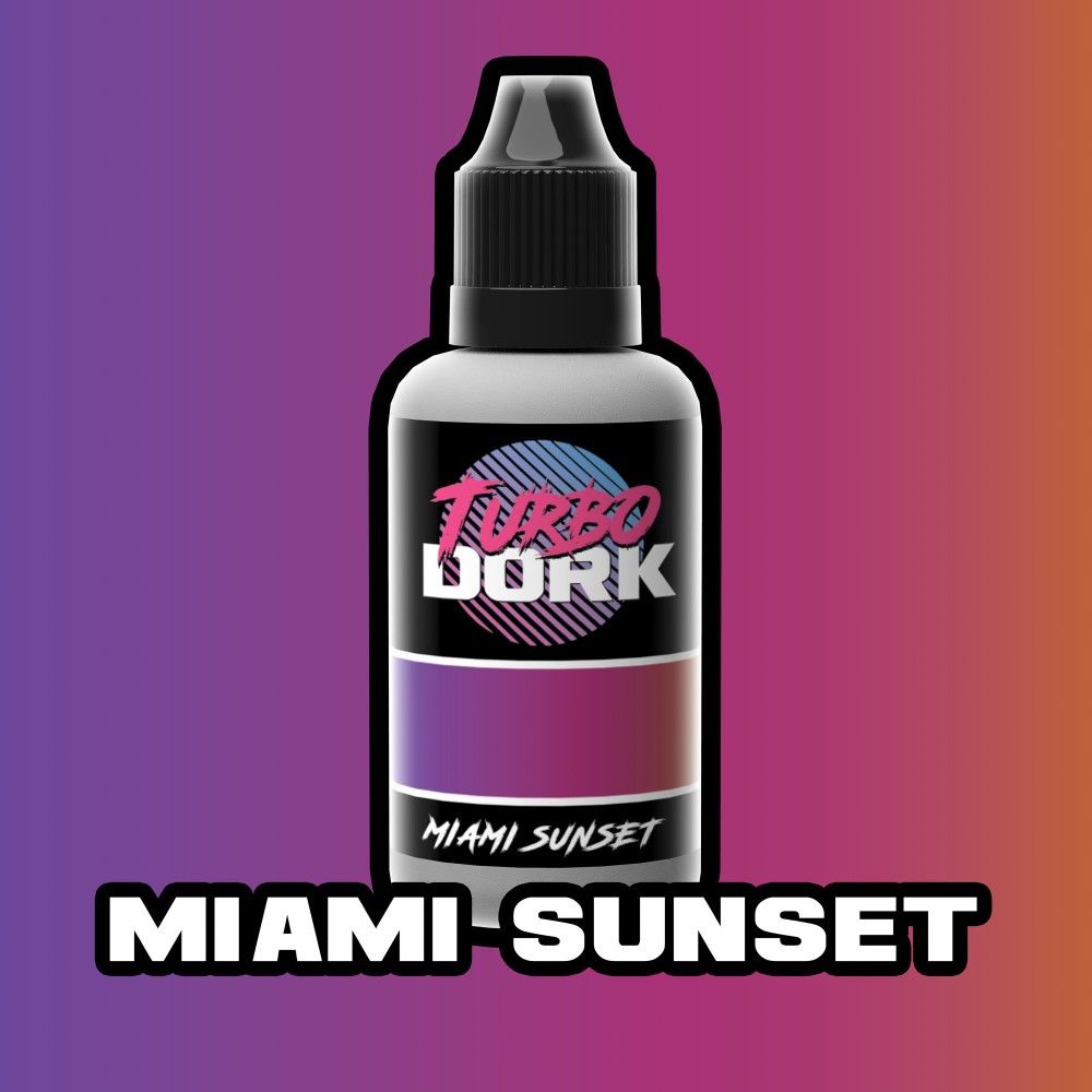 Turbo Dork Miami Sunset Turboshift Acrylic Paint 20ml Bottle