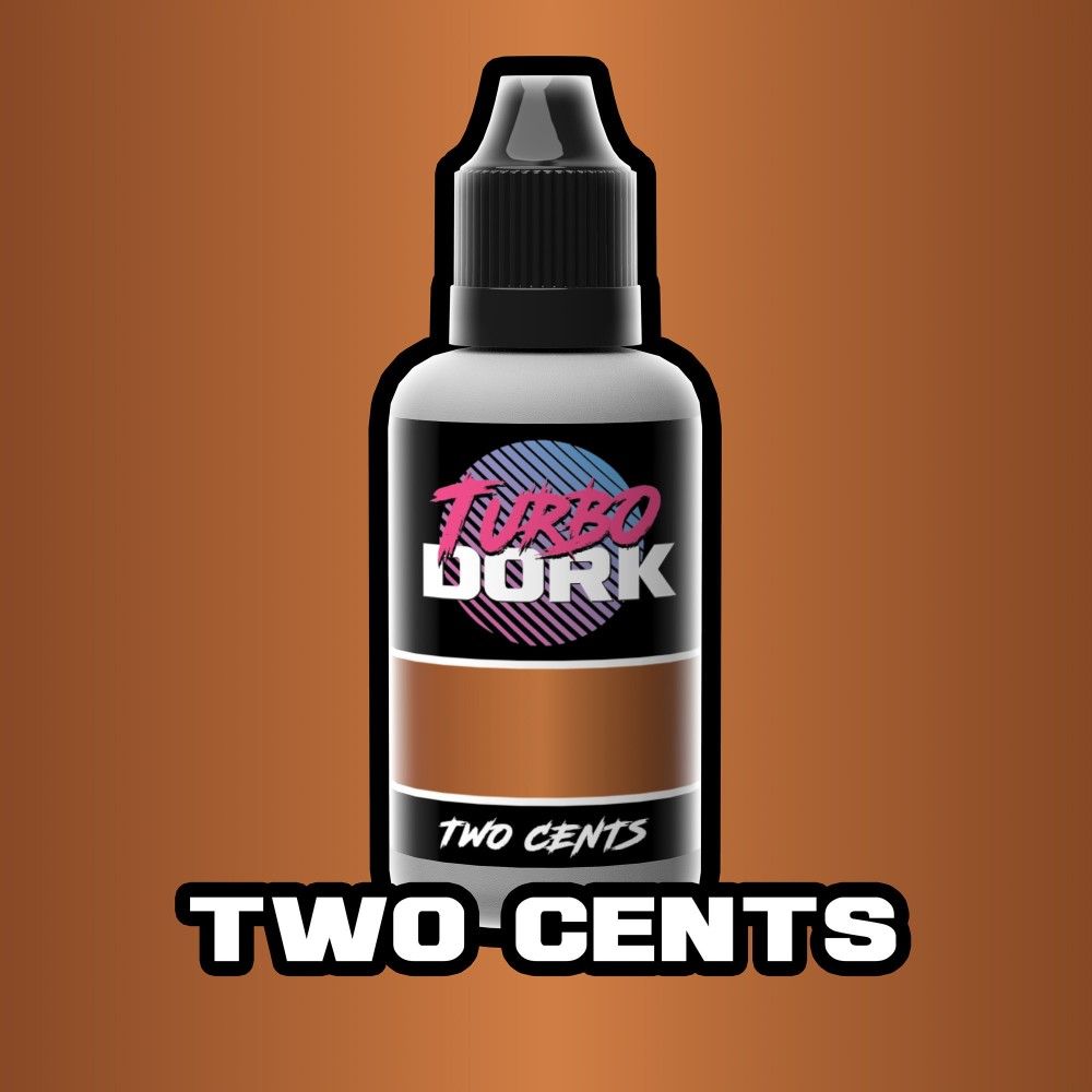 Turbo Dork Two Cents Metallic Acrylic Paint 20ml Bottle