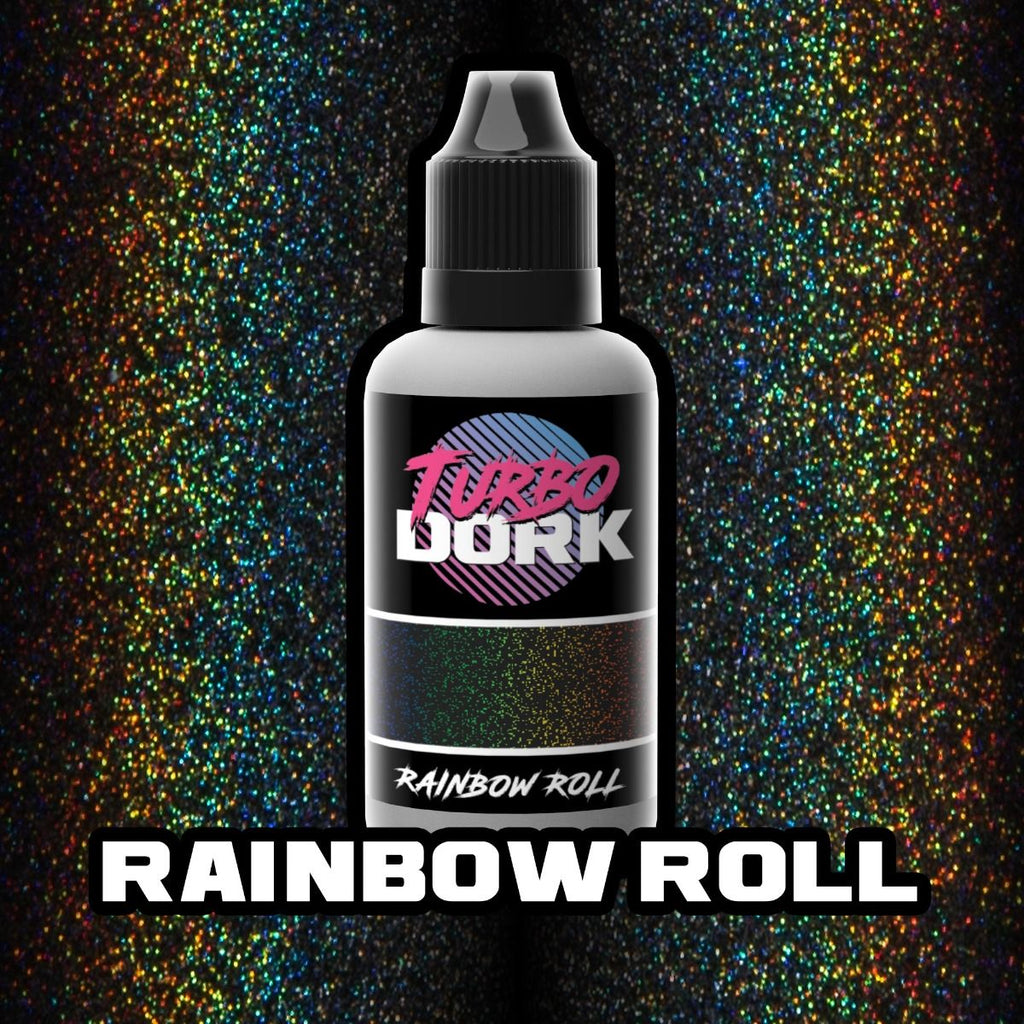 Turbo Dork Rainbow Roll Metallic Acrylic Paint 20ml Bottle