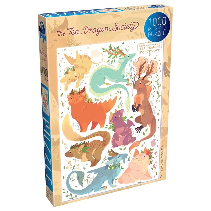 Renegade Jigsaw Puzzles: The Tea Dragon Society #1 Common Varieties of Tea Dragons
