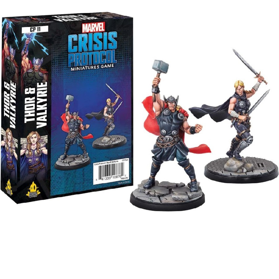 Marvel Crisis Protocol Miniatures Game Thor and Valkyrie Expansion