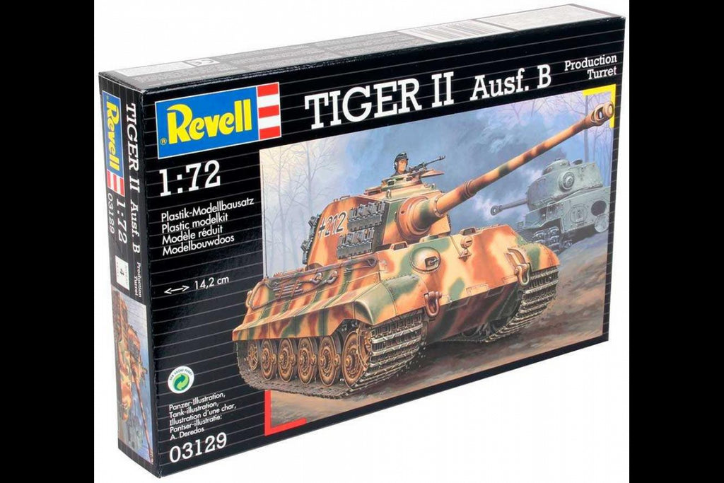 Revell - 03129 - 1/72 German Tiger II Ausf. B Plastic Model Kit