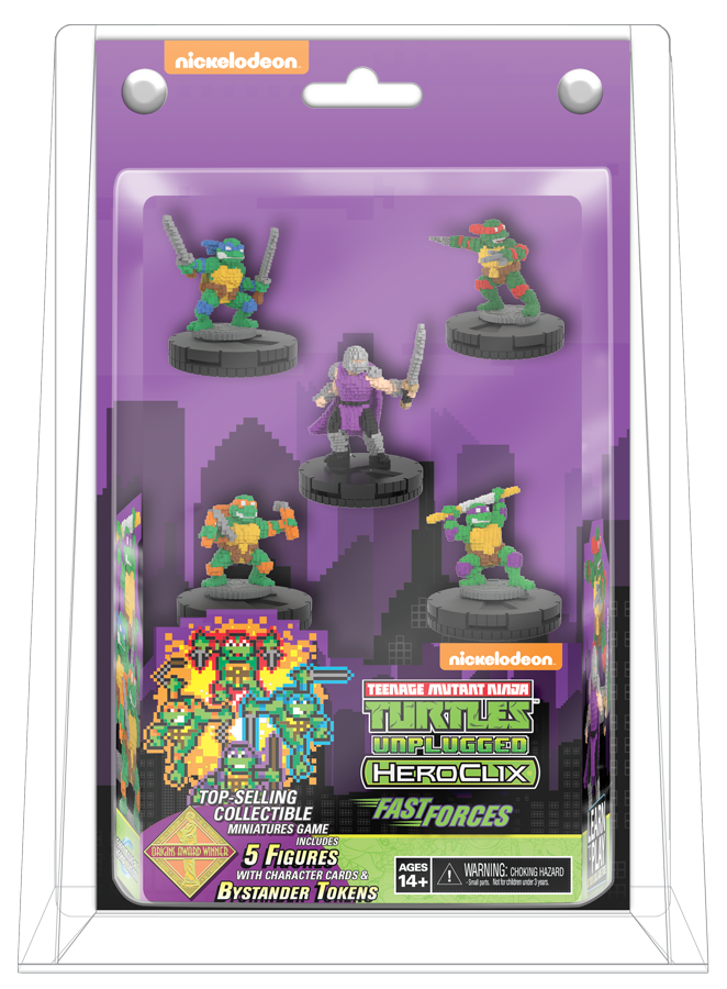 Teenage Mutant Ninja Turtles HeroClix Unplugged Fast Forces