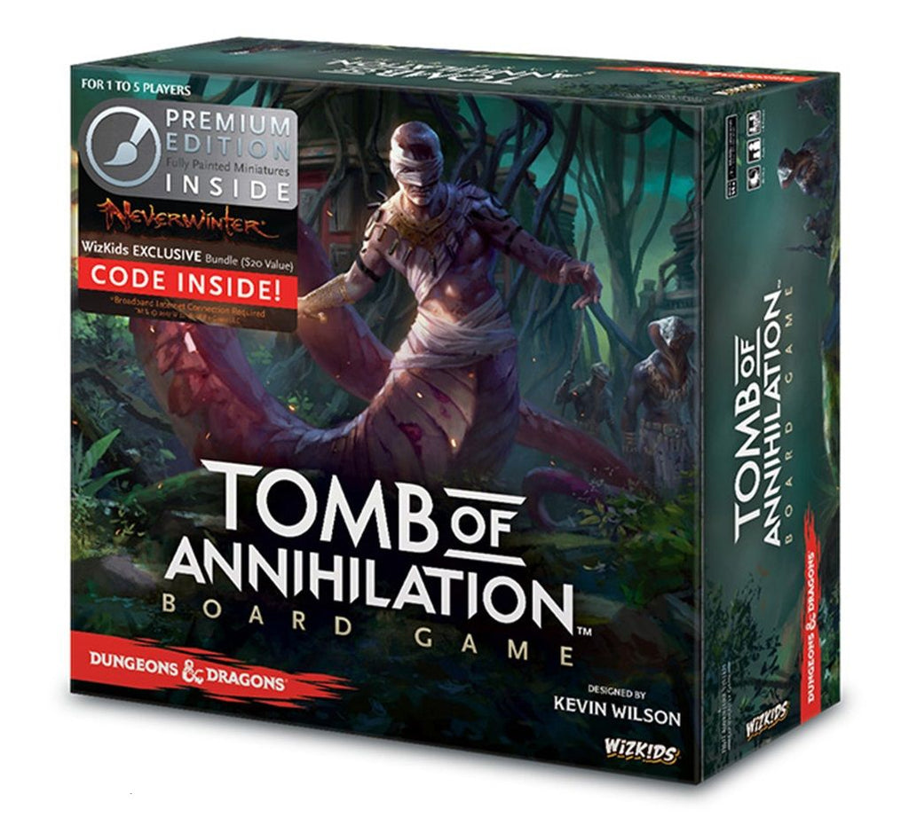D&D Tomb of Annihilation Adventure System Board Game (Premium Edition)