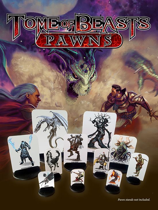 Kobold Press Tome of Beasts Pawns for 5th Edition