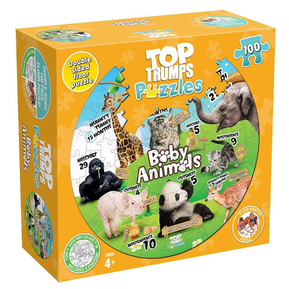 Top Trumps Puzzle: Baby Animals