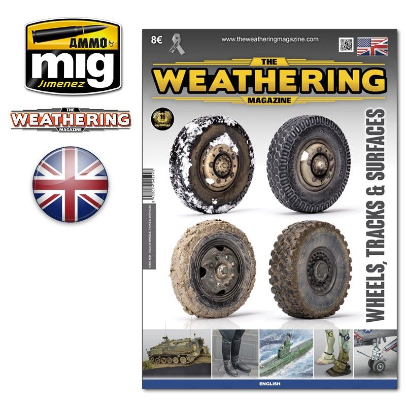 Ammo by MIG The Weathering Magazine #25 - Wheels, Tracks & Surfaces