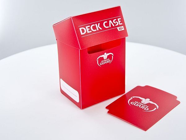 Ultimate Guard Deck Case 80+ Standard Size Red Deck Box