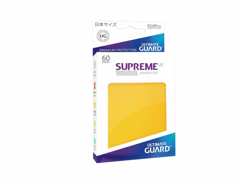 Ultimate Guard Supreme UX Sleeves Japanese Size Yellow (60)