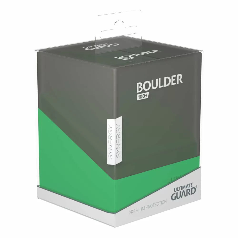 Ultimate Guard Synergy Boulder 100+ Black/Green Deck Box