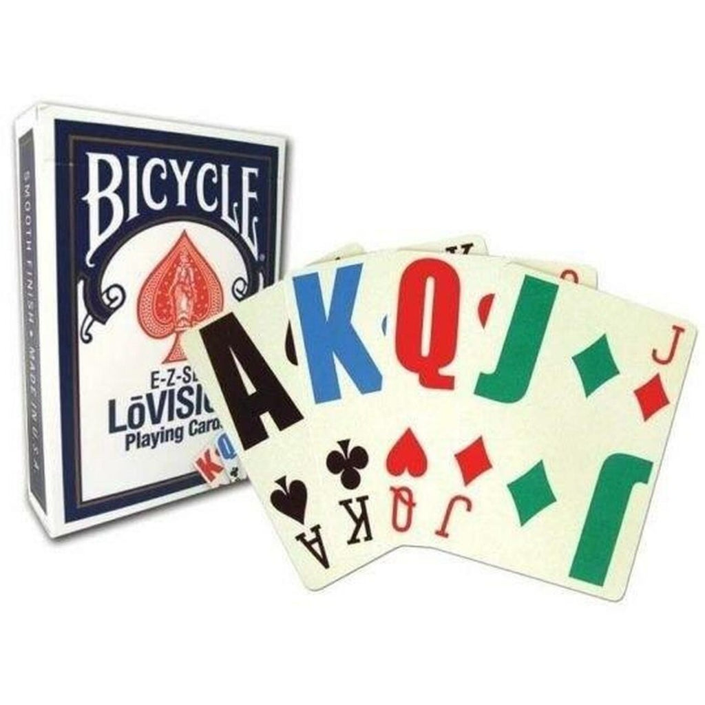 Bicycle Playing Cards - E-Z See/Lo Vision Jumbo Index